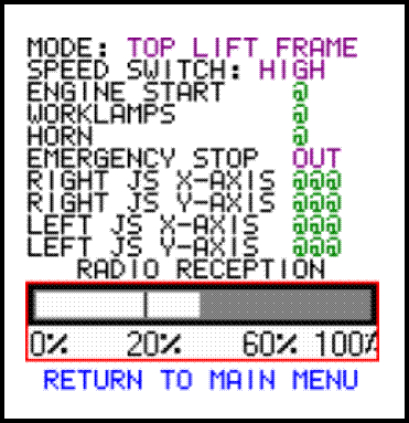 View Joysticks Option
