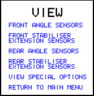 View Sensor Values